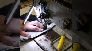 Ушивка сапог на промышленной машинке