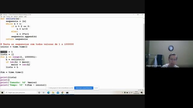 Listas em Python - A maior sequência de Collatz смотреть онлайн