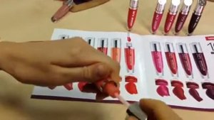 Тестирование  матовой помады. Жидкая губная помада-мусс The ONE lip Sensation