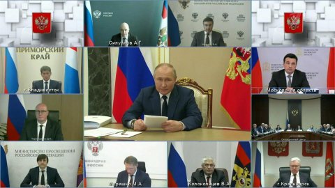 Владимир Путин провел заседание Совета по развитию физической культуры и спорта