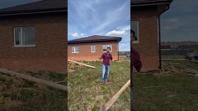 Кирпичный дом 110м2 (ОБЗОР)