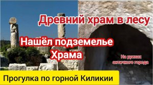Древний храм в лесу. Элайусса Себасте (Elaiussa Sebaste). Прогулка по горной Киликии №6.