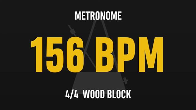 156 BPM 4/4 - Best Metronome (Sound : Wood block) смотреть онлайн