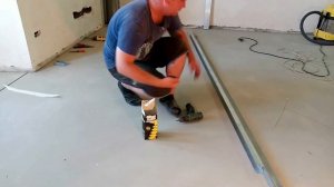 ✅ Монтаж вертикального короба из гипсокартона.