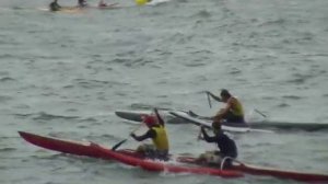 Guethary ocean outrigger canoe  race 2008  oc1 / oc2