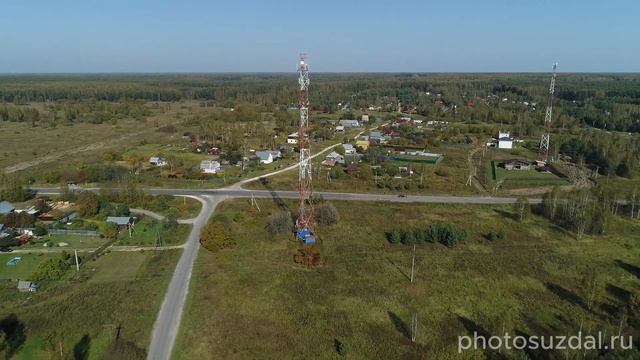 Деревня Березницы и асфальтобетонный завод | Суздальский район | Владимирская область