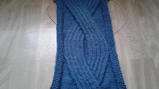 Узор _РОМБ_ спицами. Подробный МК часть 3. Вяжем спицами смотреть онлайн