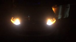 Переделал фары на поло седан