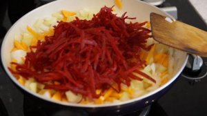 Борщ красный из баранины