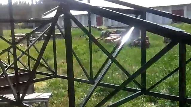 Ферма из профильной трубы двойная смотреть онлайн