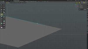 отрез перпендикуляра от точки и в точку. Blender 2.80
