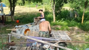 Угловая столешница из бетона своими руками (достаем из опалубки)