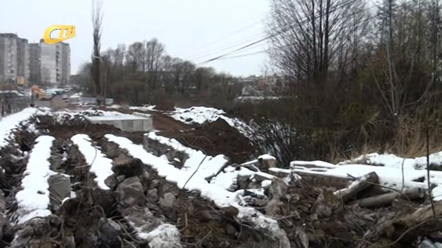 ПРОДОЛЖАЕТСЯ ДЕМОНТАЖ МОСТА ЧЕРЕЗ РЕЧИЦУ