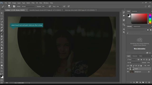 Mixed Art Photoshop action tutorial Photoshop actions смотреть онлайн