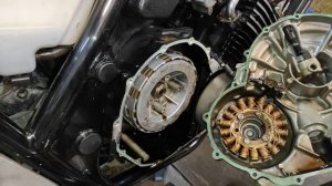 HONDA cb400 Super Four ЗАМЕНА СЦЕПЛЕНИЯ 1часть