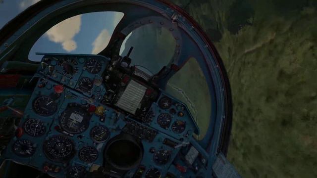 DCS. Туманное утро. 1000 км/ч по ущельям на МиГ-21бис смотреть онлайн