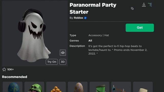 {FREE ITEM} How to get the PARANORMAL PARTY STARTER | Roblox смотреть онлайн