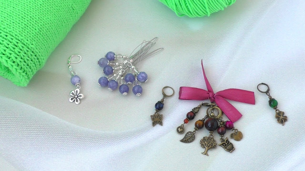 Рукодельная неделя. Очень красивые маркеры для вязания. Перевязы и готовые работы. смотреть онлайн