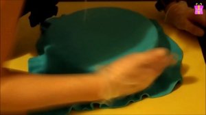 Покрытие торта сахарной мастикой