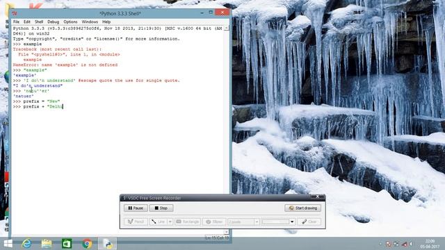 Python programs for practice beginners # 5 string program in python