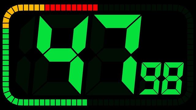 100 SECONDS Countdown Timer [ BIG NUMBERS ]