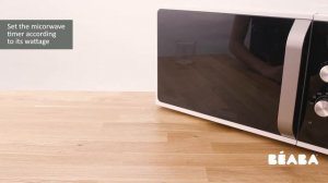 BEABA - Instructions for use : Bib'Expresso®, how to sterilize with the micro wave.