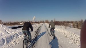 Зимний велосипедизм!2013