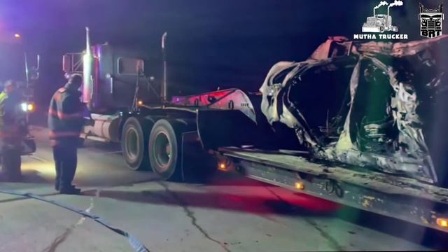 Truck Driver Crashing Into Pearl River Bridge Aftermath 1-10 MS/LA State Line 1/11/22 смотреть онлайн