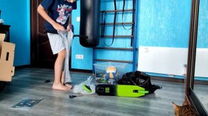 Самокат Tech Team Duker 202 распаковка и сборка.