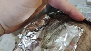 ТОНКИЕ И РЕДКИЕ ВОЛОСЫ(СЕДЫЕ)ДЕЛАЕМ МЕЛИРОВАНИЕ