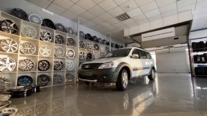 Обзор литых дисков на Лада Ларгус Кросс LS1004 BKF 18" 4x100. Обзор дисков по заказу подписчика!