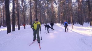 Коньковый ход с нуля 3 Тренировка: как правильно кататься на лыжах коньковым ходом