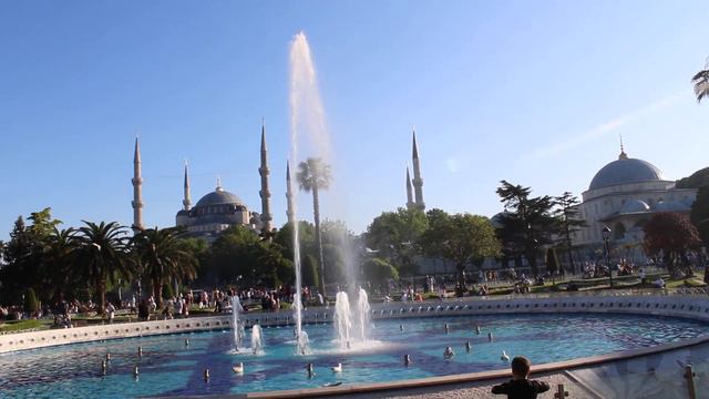 Турция Стамбул мечеть Софии фонтан смотреть онлайн