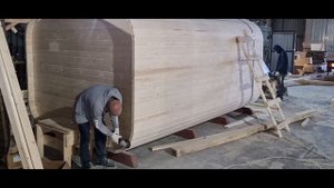Производство бань-бочек I Гарант бани I Как сделать баню бочку?