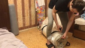 Обзор и распаковка HETLEVIK ХЭТЛЕВИК IKEA Пружинный матрас, жесткий/бежевый