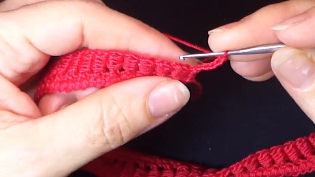 Урок 11. Красное платье. Длинная лента. Вязание крючком. Ирландское кружево. смотреть онлайн