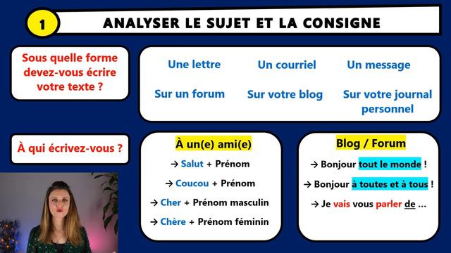 🇫🇷 DELF A2 - Production écrite - Exercice 1 écriture créative - exemples de sujets - Phrases utiles смотреть онлайн