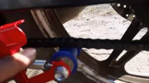 Натяжитель приводной цепи на Стелс дельта 200