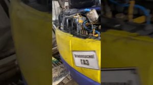 Снятие противовеса с Komatsu PC75uu