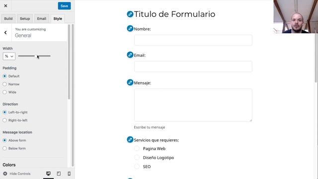 Formulario Contacto Wordpress: Configurar Plugin HappyForms y Añadir o Insertar a Widget Página Web смотреть онлайн