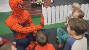 Аниматоры на день рождения в Уфе! Человек-паук!