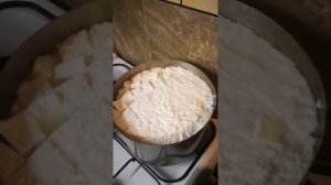 Творог из обрата. Очень вкусный??