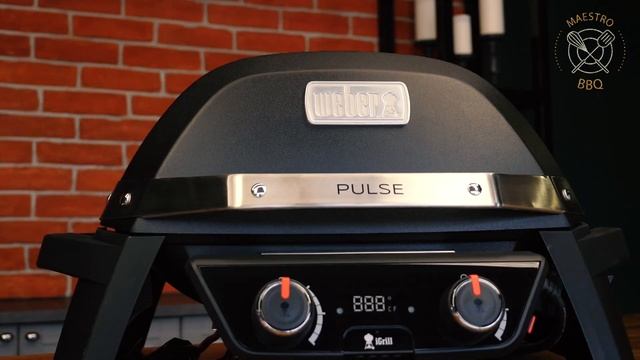 Обзор гриля. Weber pulse 2000. Электрический гриль смотреть онлайн