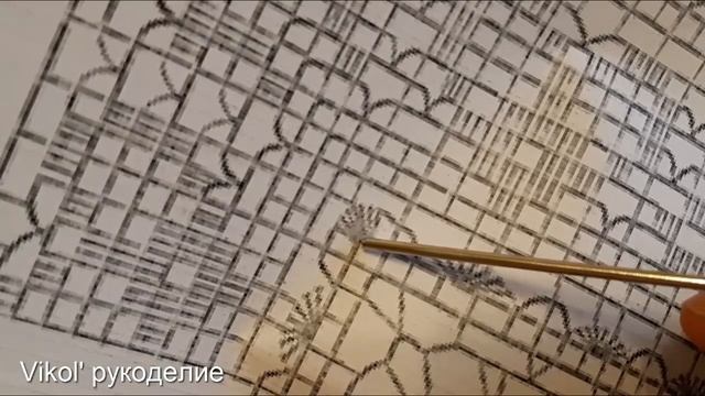 Вязание квадратной салфетки филейным узором. Часть 1