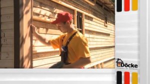 Монтаж вертикального сайдинга Döcke Дёке