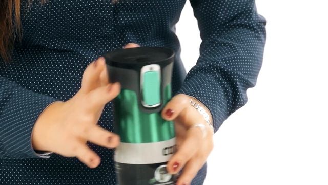 Обзор термокружки Contigo West Loop зеленого цвета в магазине Лайкту РУ смотреть онлайн