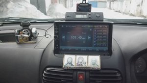 Установка 2 дин автомагнитолы 7021G в ниссан ад