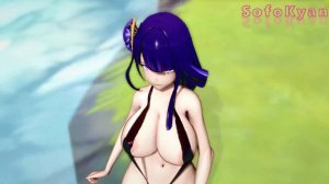 【MMD】【 R18】Excuse Me Shogun raiden【KKVMD】