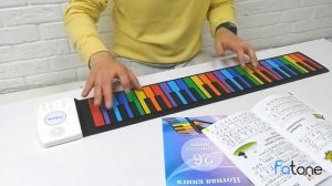 Играем Рок-н-ролл на цветном гибком пианино Fatone.