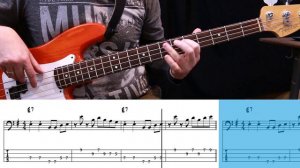 Creedence Clearwater Revival - Suzie Q (Bass cover with tabs)